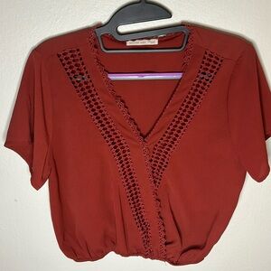 Never worn Crop top blouse